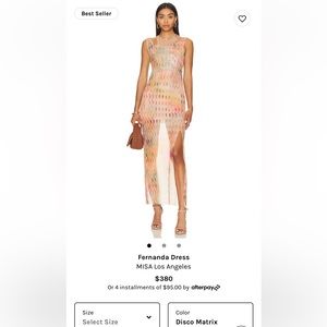 Misa Fernanda Dress, Disco Matrix, XXS